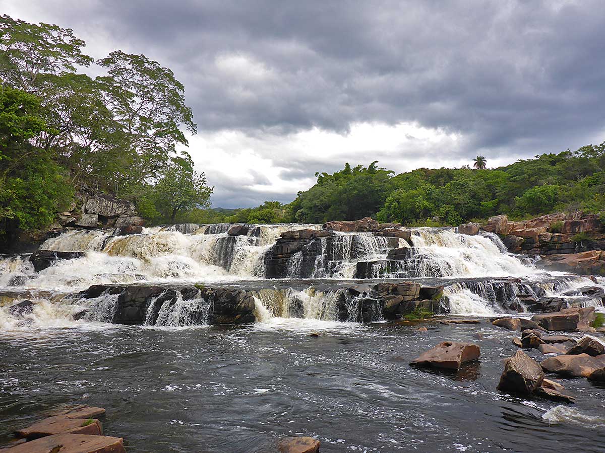 27 Wasserfall im Nationalpark Serra do Cipo