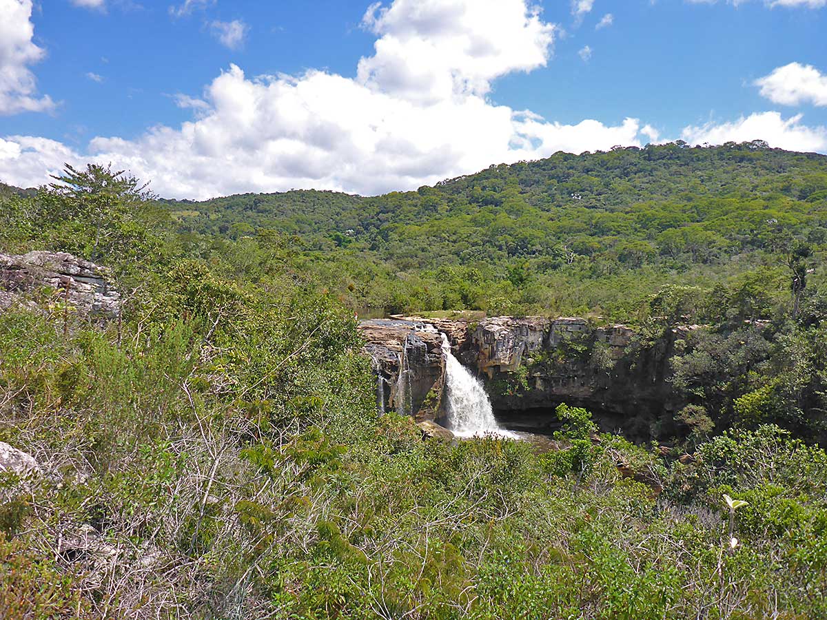 38 Der Wasserfall im Nationalpark Serra do Cipo